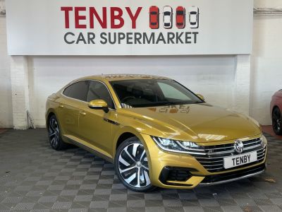 Volkswagen Arteon 2.0 TDI R-Line Fastback 5dr Diesel DSG Euro 6 (s/s) (150 ps) Hatchback Diesel YELLOWVolkswagen Arteon 2.0 TDI R-Line Fastback 5dr Diesel DSG Euro 6 (s/s) (150 ps) Hatchback Diesel YELLOW at Motor Finance 4u Tunbridge Wells