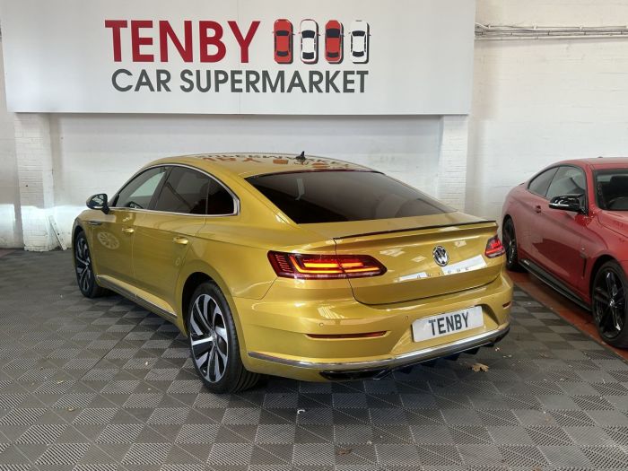 Volkswagen Arteon 2.0 TDI R-Line Fastback 5dr Diesel DSG Euro 6 (s/s) (150 ps) Hatchback Diesel YELLOW