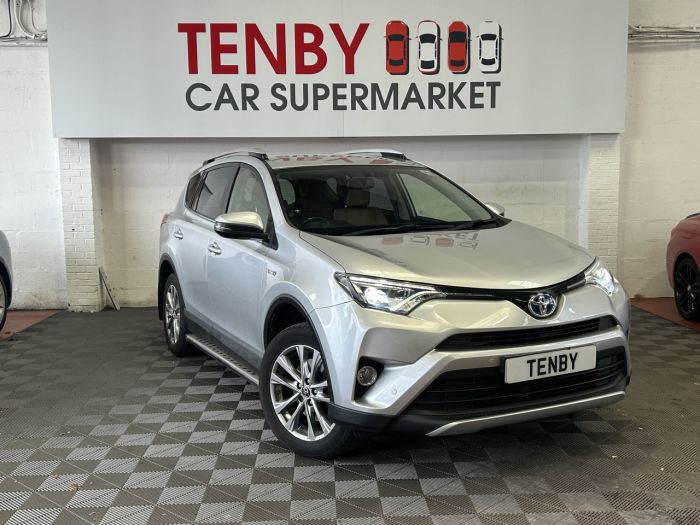 Toyota Rav4 2.5 VVT-h Excel SUV 5dr Petrol Hybrid CVT 4WD Euro 6 (s/s) (197 ps) SUV Hybrid SILVER