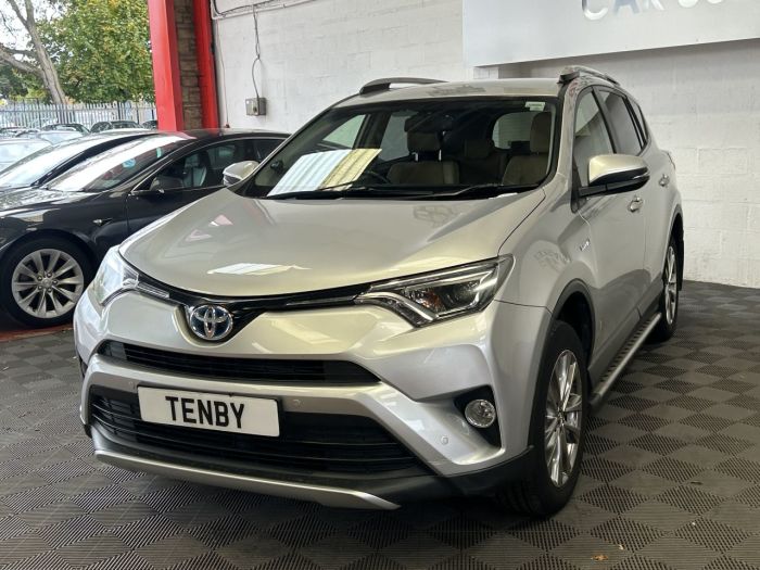 Toyota Rav4 2.5 VVT-h Excel SUV 5dr Petrol Hybrid CVT 4WD Euro 6 (s/s) (197 ps) SUV Hybrid SILVER