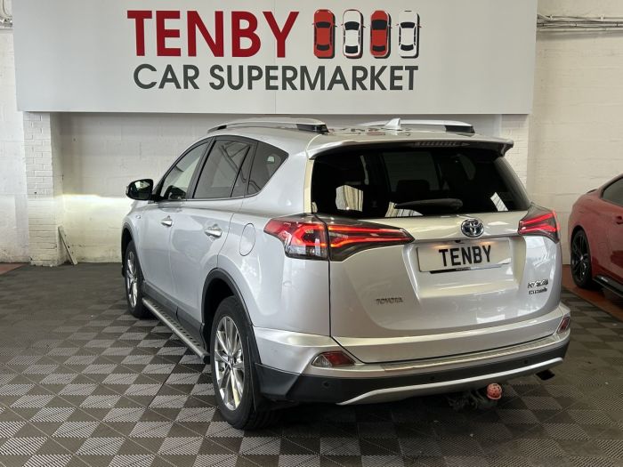 Toyota Rav4 2.5 VVT-h Excel SUV 5dr Petrol Hybrid CVT 4WD Euro 6 (s/s) (197 ps) SUV Hybrid SILVER