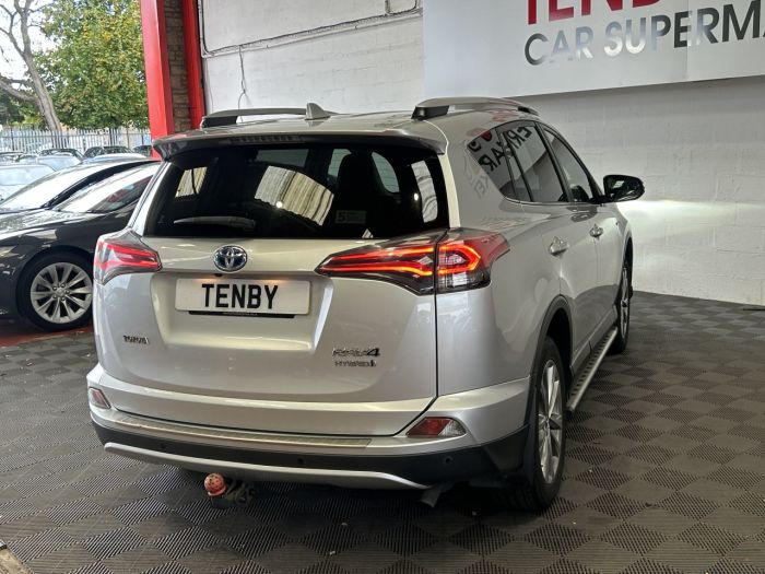 Toyota Rav4 2.5 VVT-h Excel SUV 5dr Petrol Hybrid CVT 4WD Euro 6 (s/s) (197 ps) SUV Hybrid SILVER