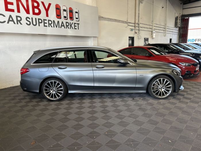 Mercedes-Benz C Class 2.0 C350e 6.4kWh AMG Line Estate 5dr Petrol Plug-in Hybrid G-Tronic+ Euro 6 (s/s) (293 ps) Estate Hybrid GREY