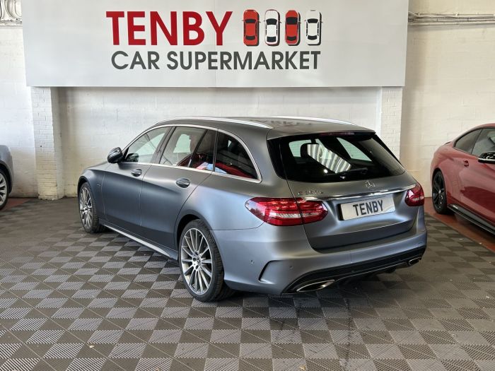 Mercedes-Benz C Class 2.0 C350e 6.4kWh AMG Line Estate 5dr Petrol Plug-in Hybrid G-Tronic+ Euro 6 (s/s) (293 ps) Estate Hybrid GREY