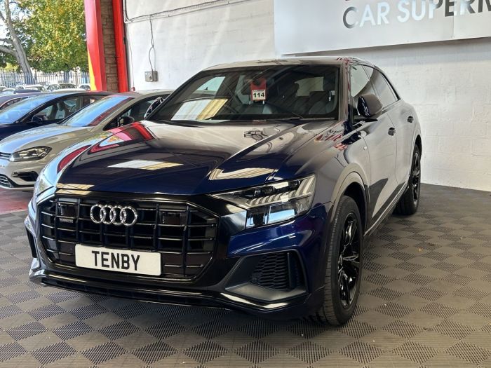 Audi Q8 3.0 TDI V6 50 S line SUV 5dr Diesel Tiptronic quattro Euro 6 (s/s) (286 ps) SUV Diesel BLUE