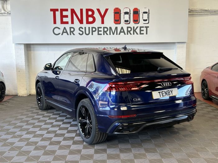 Audi Q8 3.0 TDI V6 50 S line SUV 5dr Diesel Tiptronic quattro Euro 6 (s/s) (286 ps) SUV Diesel BLUE