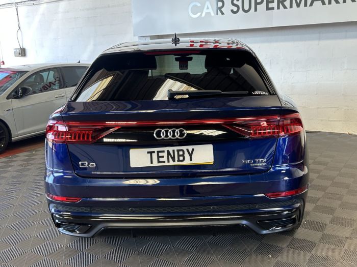 Audi Q8 3.0 TDI V6 50 S line SUV 5dr Diesel Tiptronic quattro Euro 6 (s/s) (286 ps) SUV Diesel BLUE