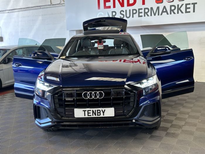 Audi Q8 3.0 TDI V6 50 S line SUV 5dr Diesel Tiptronic quattro Euro 6 (s/s) (286 ps) SUV Diesel BLUE