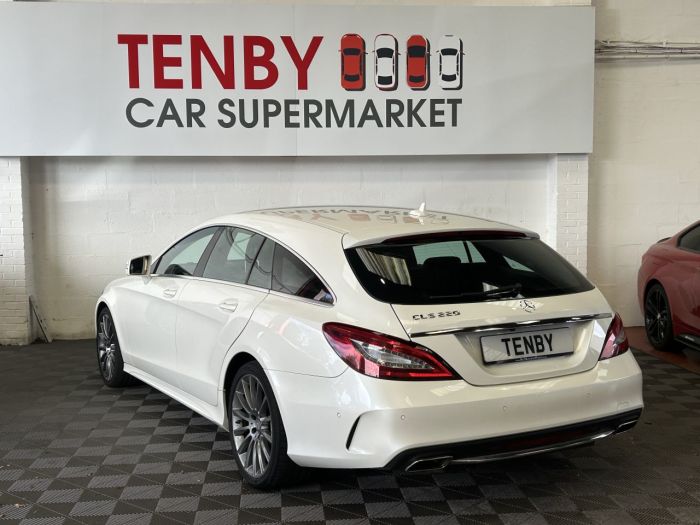 Mercedes-Benz CLS-Class 2.1 CLS220d AMG Line Shooting Brake 5dr Diesel G-Tronic+ Euro 6 (s/s) (177 ps) Estate Diesel WHITE