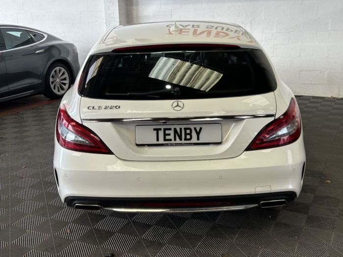 Mercedes-Benz CLS-Class 2.1 CLS220d AMG Line Shooting Brake 5dr Diesel G-Tronic+ Euro 6 (s/s) (177 ps) Estate Diesel WHITE