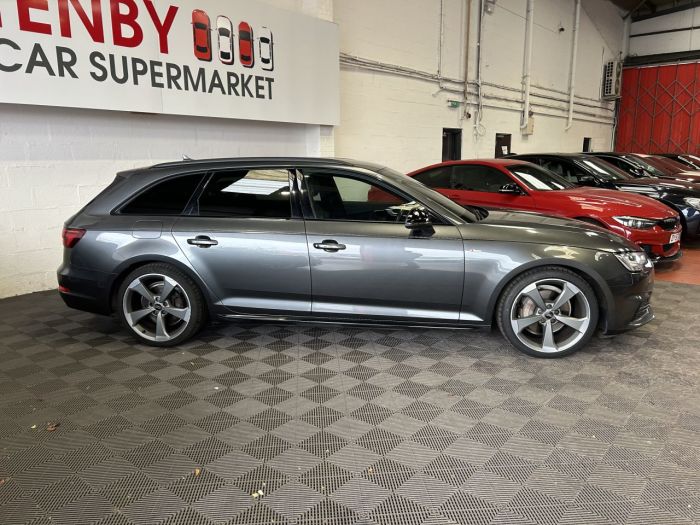 Audi A4 Avant 2.0 TDI Black Edition Estate 5dr Diesel S Tronic Euro 6 (s/s) (190 ps) Estate Diesel GREY