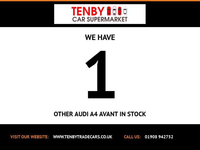 Audi A4 Avant 2.0 TDI Black Edition Estate 5dr Diesel S Tronic Euro 6 (s/s) (190 ps) Estate Diesel GREY