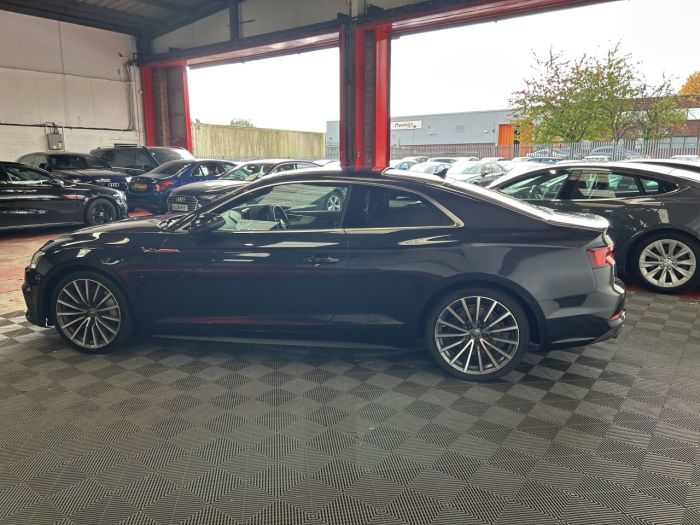 Audi A5 2.0 TFSI S line Coupe 2dr Petrol S Tronic quattro Euro 6 (s/s) (252 ps) Coupe Petrol BLUE