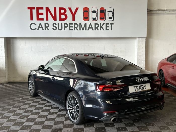 Audi A5 2.0 TFSI S line Coupe 2dr Petrol S Tronic quattro Euro 6 (s/s) (252 ps) Coupe Petrol BLUE