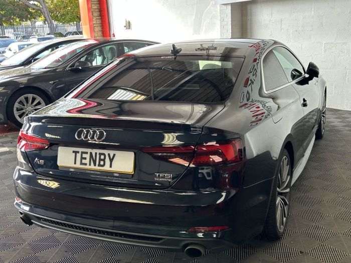 Audi A5 2.0 TFSI S line Coupe 2dr Petrol S Tronic quattro Euro 6 (s/s) (252 ps) Coupe Petrol BLUE