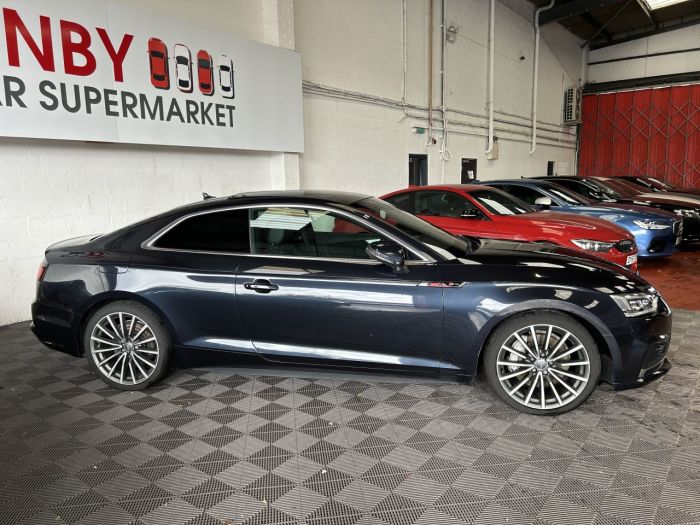 Audi A5 2.0 TFSI S line Coupe 2dr Petrol S Tronic quattro Euro 6 (s/s) (252 ps) Coupe Petrol BLUE