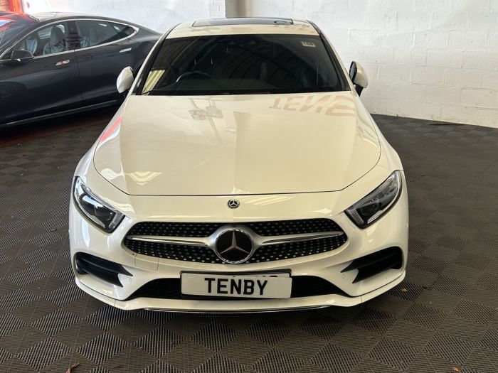 Mercedes-Benz CLS-Class 2.9 CLS350d AMG Line (Premium Plus) Coupe 4dr Diesel G-Tronic 4MATIC Euro 6 (s/s) (286 ps) Saloon Diesel WHITE