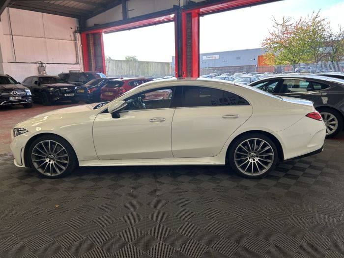 Mercedes-Benz CLS-Class 2.9 CLS350d AMG Line (Premium Plus) Coupe 4dr Diesel G-Tronic 4MATIC Euro 6 (s/s) (286 ps) Saloon Diesel WHITE