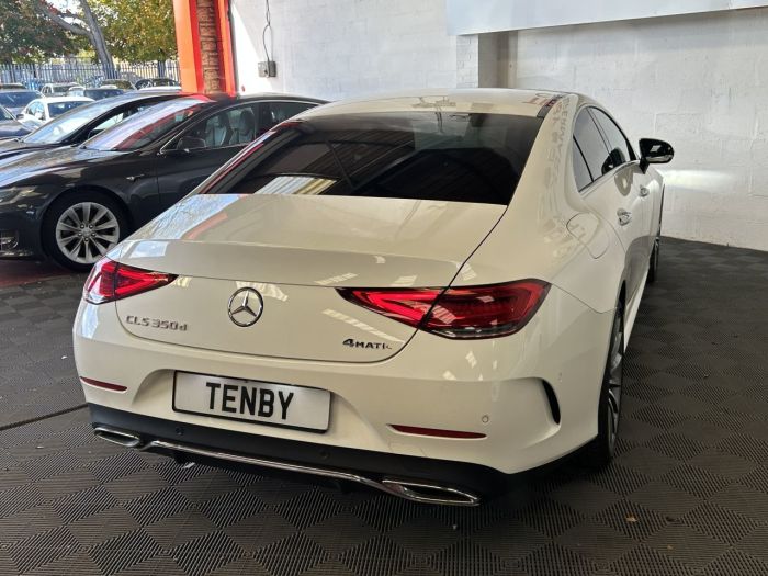 Mercedes-Benz CLS-Class 2.9 CLS350d AMG Line (Premium Plus) Coupe 4dr Diesel G-Tronic 4MATIC Euro 6 (s/s) (286 ps) Saloon Diesel WHITE