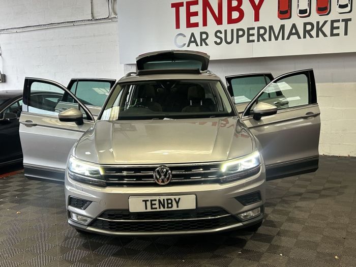 Volkswagen Tiguan 2.0 TDI BlueMotion Tech SEL SUV 5dr Diesel DSG Euro 6 (s/s) (150 ps) SUV Diesel SILVER