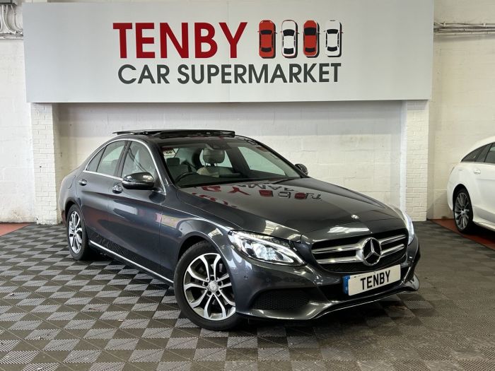 Mercedes-Benz C Class 2.1 C220d Sport (Premium Plus) Saloon 4dr Diesel 7G-Tronic+ Euro 6 (s/s) (170 ps) Saloon Diesel GREY