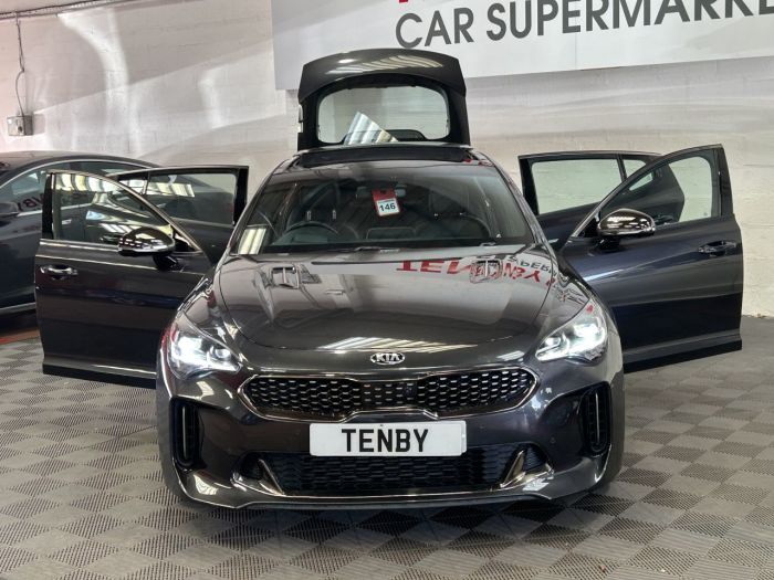 Kia Stinger 2.0 T-GDi GT-Line S Gran Turismo 5dr Petrol Auto Euro 6 (s/s) (244 bhp) Hatchback Petrol GREY