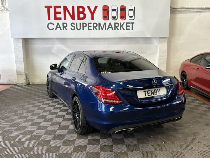 Mercedes-Benz C Class 2.0 C350e 6.4kWh Sport Saloon 4dr Petrol Plug-in Hybrid G-Tronic+ Euro 6 (s/s) (293 ps) Saloon Hybrid BLUE