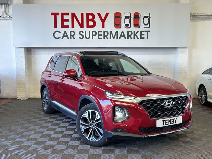 Hyundai Santa Fe 2.2 CRDi Premium SE SUV 5dr Diesel Auto 4WD Euro 6 (s/s) 7 Seat (200 ps) SUV Diesel RED