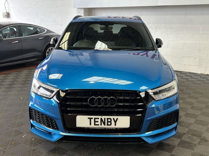 Audi Q3 2.0 TDI Black Edition SUV 5dr Diesel S Tronic quattro Euro 6 (s/s) (184 ps) SUV Diesel BLUE