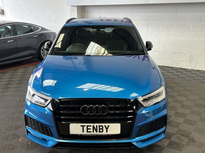 Audi Q3 2.0 TDI Black Edition SUV 5dr Diesel S Tronic quattro Euro 6 (s/s) (184 ps) SUV Diesel BLUE