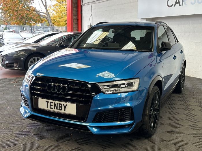 Audi Q3 2.0 TDI Black Edition SUV 5dr Diesel S Tronic quattro Euro 6 (s/s) (184 ps) SUV Diesel BLUE