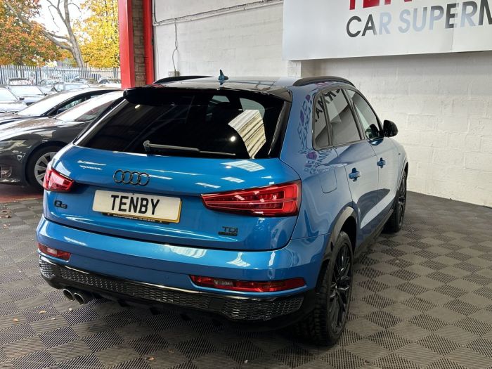 Audi Q3 2.0 TDI Black Edition SUV 5dr Diesel S Tronic quattro Euro 6 (s/s) (184 ps) SUV Diesel BLUE