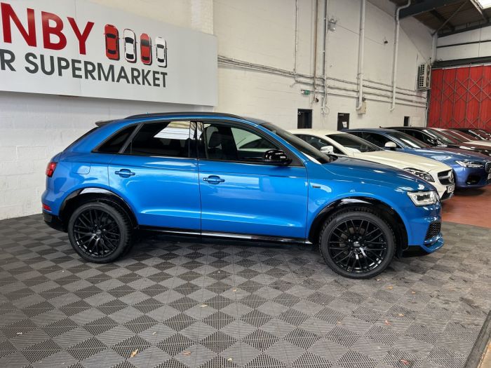 Audi Q3 2.0 TDI Black Edition SUV 5dr Diesel S Tronic quattro Euro 6 (s/s) (184 ps) SUV Diesel BLUE