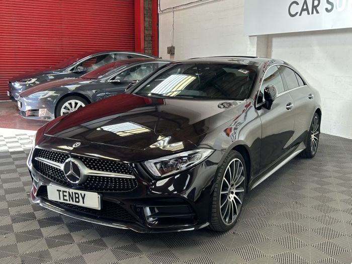 Mercedes-Benz CLS-Class 2.9 CLS350d AMG Line (Premium Plus) Coupe 4dr Diesel G-Tronic 4MATIC Euro 6 (s/s) (286 ps) Saloon Diesel BLACK