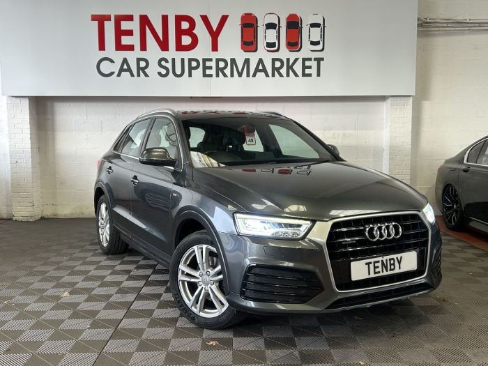 Audi Q3 2.0 TDI S line SUV 5dr Diesel S Tronic quattro Euro 6 (s/s) (150 ps) SUV Diesel GREY