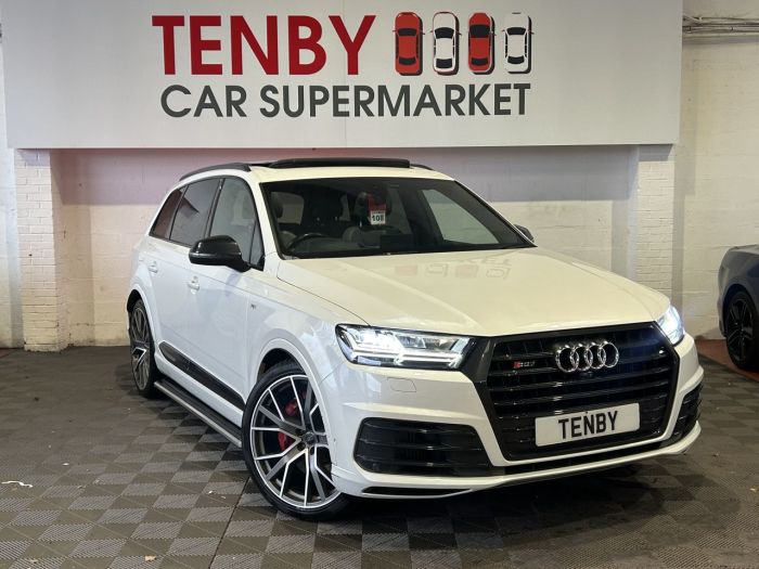 Audi SQ7 4.0 TDI V8 SUV 5dr Diesel Tiptronic quattro Euro 6 (s/s) (435 ps) SUV Diesel WHITE