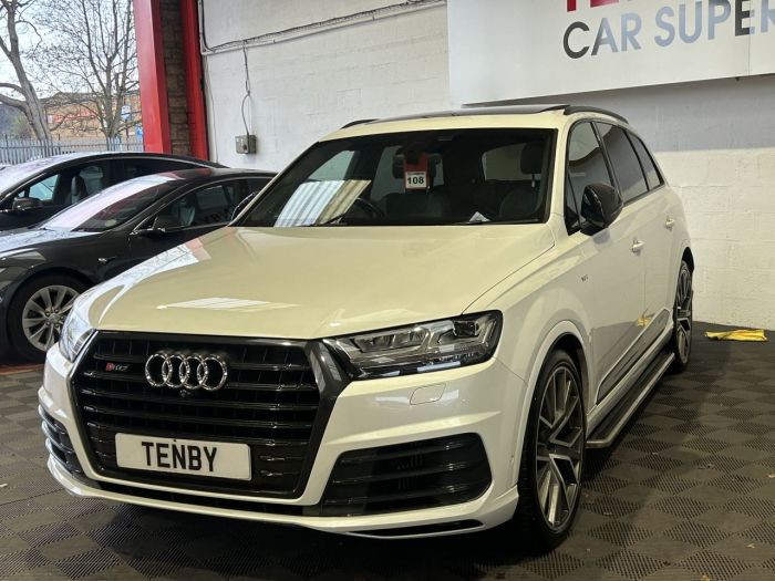 Audi SQ7 4.0 TDI V8 SUV 5dr Diesel Tiptronic quattro Euro 6 (s/s) (435 ps) SUV Diesel WHITE