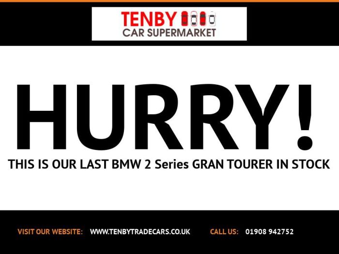 BMW 2 Series Gran Tourer 2.0 218d SE MPV 5dr Diesel Auto Euro 6 (s/s) (150 ps) MPV Diesel BLUE