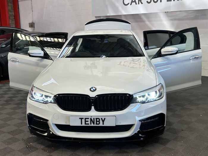 BMW 5 Series 3.0 530d M Sport Saloon 4dr Diesel Auto xDrive Euro 6 (s/s) (265 ps) Saloon Diesel WHITE