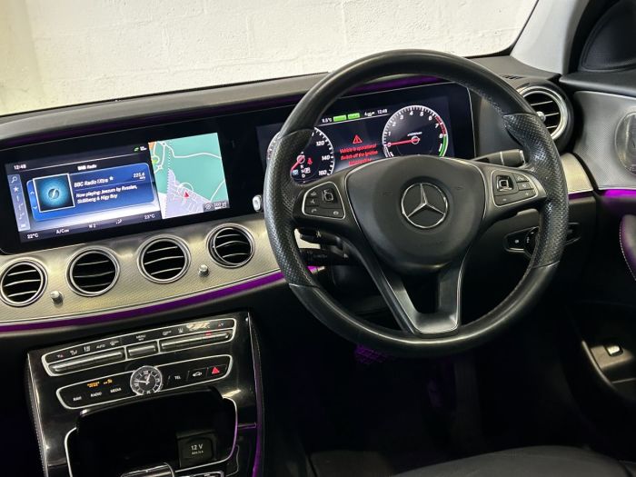 Mercedes-Benz E Class 2.0 E350e 6.4kWh SE (Premium Plus) Saloon 4dr Petrol Plug-in Hybrid G-Tronic+ Euro 6 (s/s) (299 ps) Saloon Hybrid BLACK