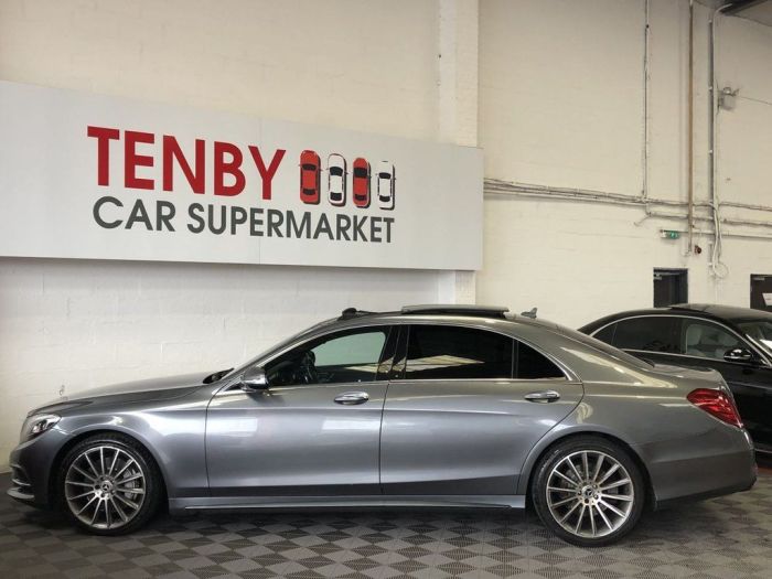 Mercedes-Benz S Class 3.0 S350Ld V6 AMG Line (Premium) Saloon 4dr Diesel G-Tronic+ Euro 6 (s/s) (258 ps) Saloon Diesel GREY