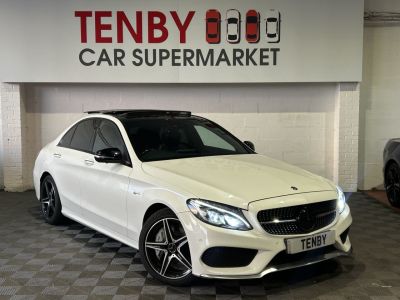 Mercedes-Benz C 43 3.0 C43 V6 AMG (Premium Plus) Saloon 4dr Petrol G-Tronic+ 4MATIC Euro 6 (s/s) (367 ps) Saloon Petrol WHITEMercedes-Benz C 43 3.0 C43 V6 AMG (Premium Plus) Saloon 4dr Petrol G-Tronic+ 4MATIC Euro 6 (s/s) (367 ps) Saloon Petrol WHITE at Motor Finance 4u Tunbridge Wells