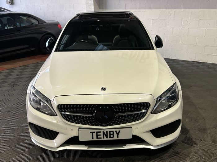 Mercedes-Benz C 43 3.0 C43 V6 AMG (Premium Plus) Saloon 4dr Petrol G-Tronic+ 4MATIC Euro 6 (s/s) (367 ps) Saloon Petrol WHITE