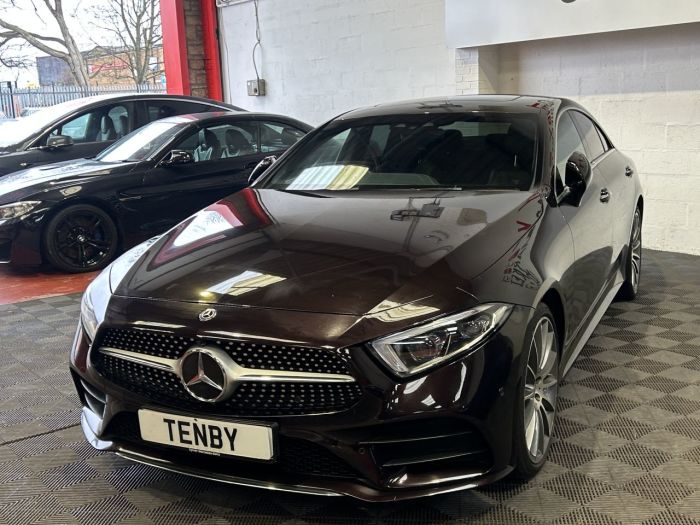 Mercedes-Benz CLS-Class 2.9 CLS400d AMG Line (Premium Plus) Coupe 4dr Diesel G-Tronic 4MATIC Euro 6 (s/s) (340 ps) Saloon Diesel BLACK