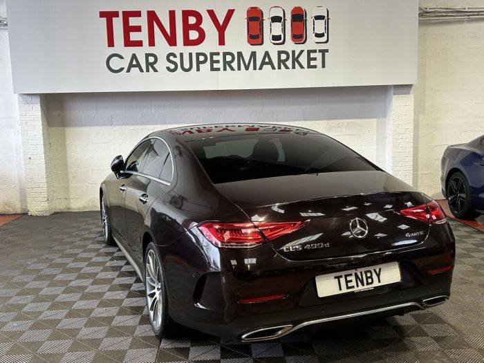 Mercedes-Benz CLS-Class 2.9 CLS400d AMG Line (Premium Plus) Coupe 4dr Diesel G-Tronic 4MATIC Euro 6 (s/s) (340 ps) Saloon Diesel BLACK