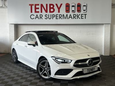 Mercedes-Benz CLA 1.3 CLA200 AMG Line (Premium Plus) Coupe 4dr Petrol 7G-DCT Euro 6 (s/s) (163 ps) Saloon Petrol WHITEMercedes-Benz CLA 1.3 CLA200 AMG Line (Premium Plus) Coupe 4dr Petrol 7G-DCT Euro 6 (s/s) (163 ps) Saloon Petrol WHITE at Motor Finance 4u Tunbridge Wells