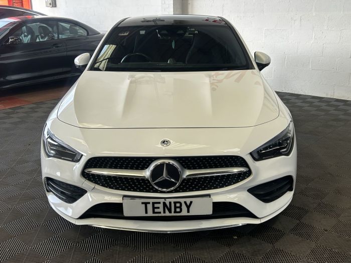 Mercedes-Benz CLA 1.3 CLA200 AMG Line (Premium Plus) Coupe 4dr Petrol 7G-DCT Euro 6 (s/s) (163 ps) Saloon Petrol WHITE