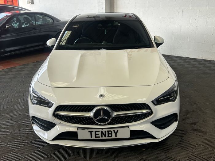 Mercedes-Benz CLA 1.3 CLA200 AMG Line (Premium Plus) Coupe 4dr Petrol 7G-DCT Euro 6 (s/s) (163 ps) Saloon Petrol WHITE