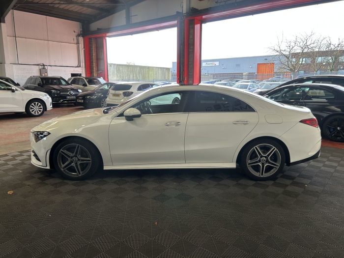 Mercedes-Benz CLA 1.3 CLA200 AMG Line (Premium Plus) Coupe 4dr Petrol 7G-DCT Euro 6 (s/s) (163 ps) Saloon Petrol WHITE