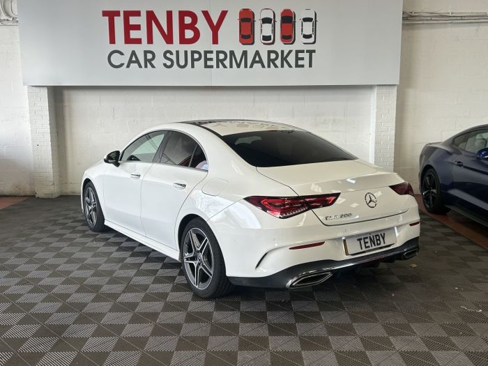 Mercedes-Benz CLA 1.3 CLA200 AMG Line (Premium Plus) Coupe 4dr Petrol 7G-DCT Euro 6 (s/s) (163 ps) Saloon Petrol WHITE